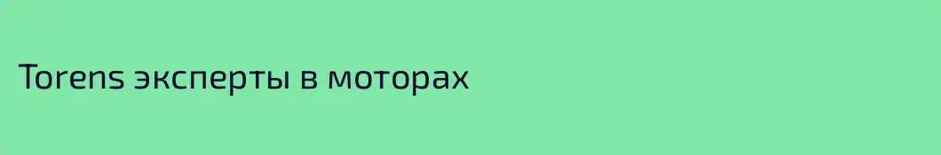 Torens эксперты в моторах